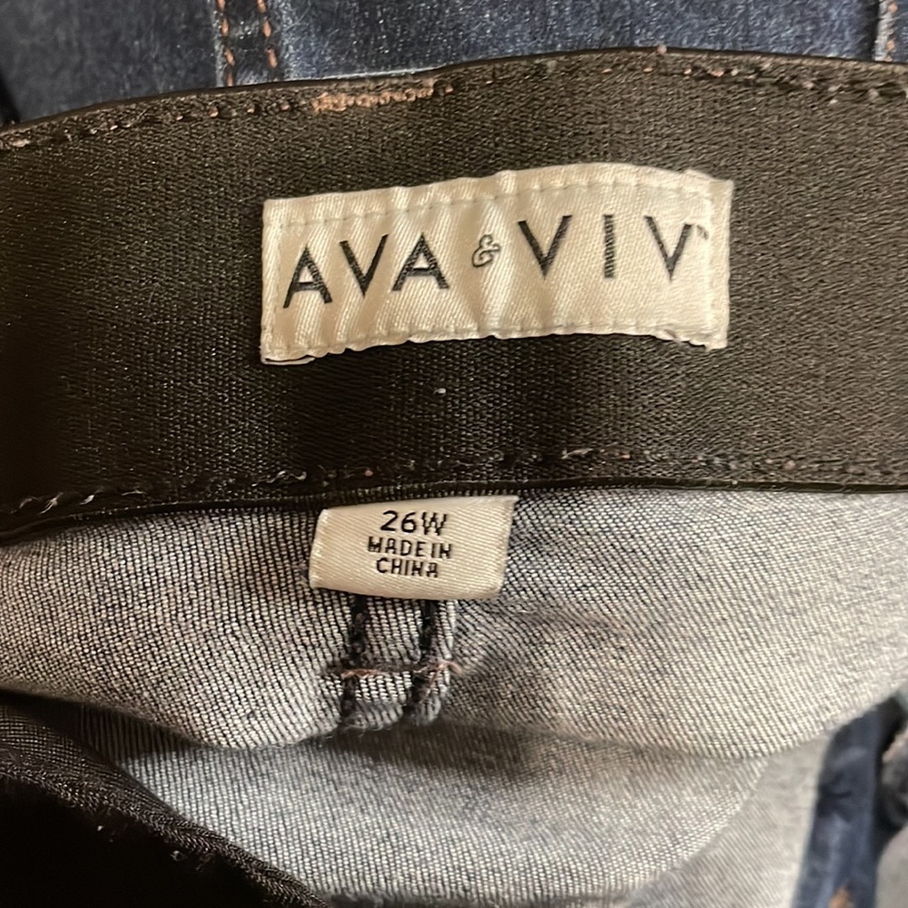 Ava & Viv stretch jeans GUC - Picture 2 of 5
